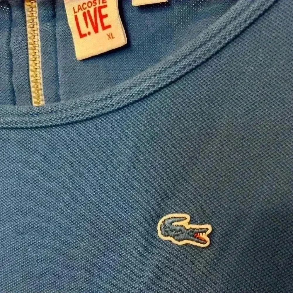 Lacoste L!ve Girls Long Sleeved Blue Dress Size XL, GUC